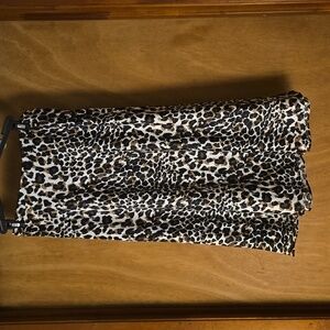 Express Satin Midi Skirt